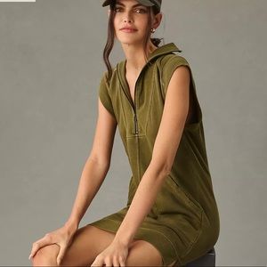 Daily Practice by Anthro Zip Front Mini Dress - M